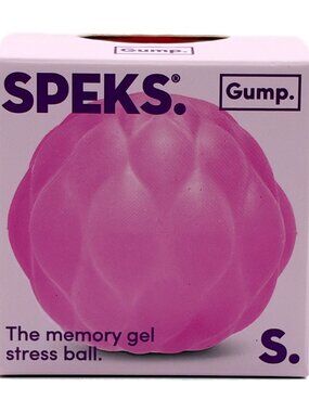 Speks Gump Surface Memory Gel Stress Ball Moon Jelly Quilt Pink Fidget Toy